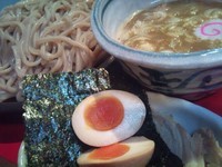 「重厚つけそば （中盛り）全増し」@重厚煮干中華そば 大ふく屋 海浜幕張店の写真