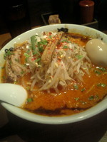 「カラシビ味噌らー麺（増し増し）＋もやし＋味玉」@カラシビ味噌らー麺 鬼金棒の写真