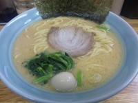 「醤油ラーメン 大 ￥700」@横浜家系ラーメン大岩家の写真