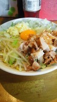 「油そば+にんにく」@ラーメン髭の写真