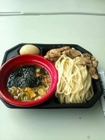 「【豆天狗】つけ麺＋豚カルビ 1200円」@大つけ麺博2011の写真