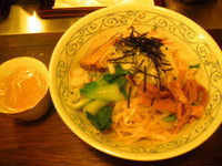 「豚骨油そば(大)」@油そば専門店 濱ひろ亭の写真