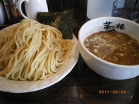 「つけ麺　大盛　￥700」@麺屋 茅根の写真