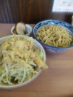 「つけ麺 （全マシ 野菜はチョイマシ）」@魔人豚の写真