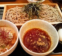 「ごましゃぶつけめん(大大盛)850円」@つけ蕎麦 安土 高田馬場本店の写真