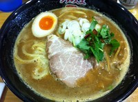 「味噌鶏煮込みそば (850円)」@ラーメン人生 JET600の写真