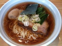 「とりそば・味玉入り＋ちょい盛り（￥800＋サービス）」@つけめんKOKOROの写真