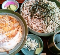 「カツ丼セット(1000円)」@将門蕎麦の写真