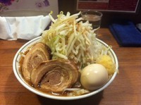 「ラーメン(大盛、野菜増し)(720円)」@らーめん 基乃の写真