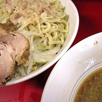 「つけ麺（小）ニンニク…750円」@ラーメン二郎 西台駅前店の写真