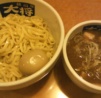 「醤油つけ麺」@麺厨房 大将の写真