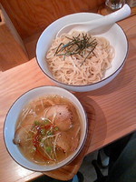 「和風塩つけ麺７５０円」@麺や ひだまりの写真