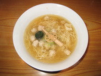 「比内鶏つみれそば（塩）」@支那そば 一本気の写真