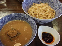 「辛つけ麺」@つけ麺 紋次郎 福島本店の写真