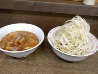 「大豚つけ麺、６００、ラー油抜き」@蓮爾 さんこま店の写真