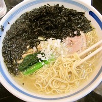 「あっさり岩のり塩らーめん（大盛）」@麺屋 みらい2の写真