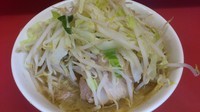 「小豚（麺少なめ、ニンニク）　￥750」@ラーメン二郎 ひばりヶ丘駅前店の写真