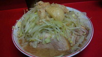 「ラーメン(バリカタ・野菜マシ・アブラマシ・ニンニク少し)」@ラーメン二郎 湘南藤沢店の写真