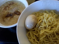 「ＴＥＴＳＵコラボつけ麺+味玉」@らあめん花月嵐 松戸西口店の写真