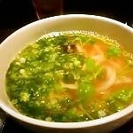 「かしわ天うどん（おだし）（半盛り）」@店仕込うどん 饂飩馳走 春菜の写真