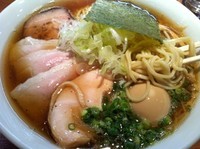 「苦煮干醤油（炭火） 750円＋低温チャーシュー」@喜元門 つくば研究学園店の写真