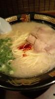 「天然とんこつらーめん790円+替え玉160円」@一蘭 アトレ上野 山下口店の写真