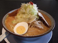 「味噌ミルク 800円＋中盛 100円」@麦粋舎の写真