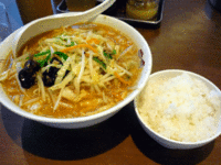 「味噌ラーメン（650円）＋ランチサービス小ライス」@昌平ラーメンの写真