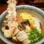 「ぶっかけ＋ちく天」@うどん棒 大阪本店の写真