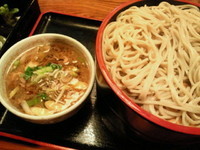 「鴨汁せいろ蕎麦　1240円」@峰亀 曾根田店の写真
