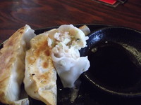 「自家製餃子3ヶ 200円」@麺屋大和の写真