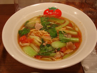 「宝天麺（ニンニク入り）」@とまとの里 信濃路 梅田店の写真