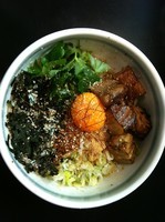 「塩まぜそば」@らーめん まぜそば てっぺん 春日井店の写真