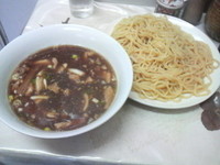 「肉入りつけめん大盛」@丸長 沼袋店の写真