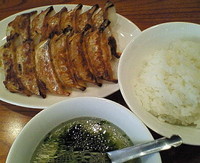 「ランチ定食　５８０円」@餃子の福包 新宿店の写真