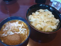 「【限定】カレーつけめん￥800＋チーズ￥100＝￥900」@UNDER GROUND RAMENの写真