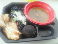 「[落合務×ＣＨＡＢＵＹＡ]　インクとチャコールの黒いつけ麺」@大つけ麺博2011の写真