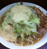 「大ラーメン(700円)ヤサイマシマシ・トロロ」@ラーメン二郎 横浜関内店の写真