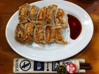 「サービスセットの餃子」@天下一品 五反田店の写真