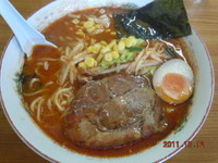「辛子ミソラーメン　767円」@らーめん 武蔵の写真
