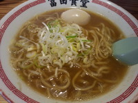 「かけそば＋味玉」@松戸中華そば 富田食堂の写真