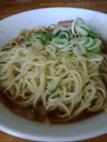 「肉そば（中）」@自家製麺 伊藤の写真