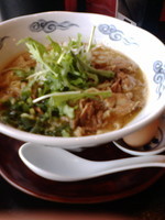 「肉そば正油」@らー麺  彩羅の写真