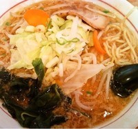 「濃厚みそ+手作り餃子(650円+200円)」@3丁目らーめん ごっどの写真