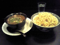 「重厚つけ麺(大盛り、肉多め)」@ラーメン軍団の写真