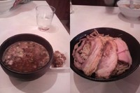 「濃厚つけそば海老風味￥８００円（大盛り+￥100円）」@はりけんラーメンの写真