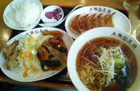 「王将定食（もやしソバ）【990円】」@大阪王将 神栖店の写真