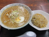 「マル得Aセット（半チャーハン＋土佐っ子ラーメン）」@環七土佐っ子ラーメン 池袋店の写真