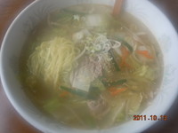 「タンメン　788円」@ぽんぽこ亭の写真