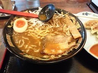 「武士味噌ラーメン　中盛り」@らーめん天聖の写真